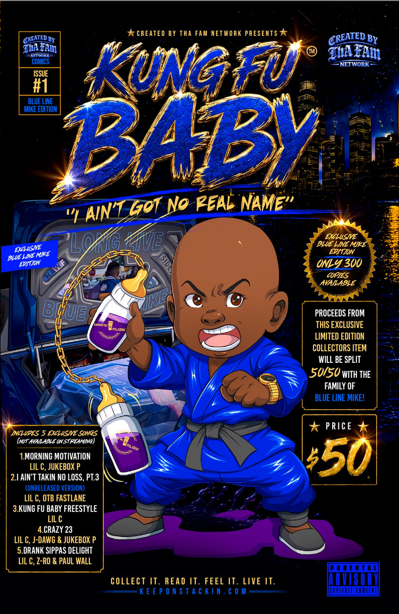 Kung Fu Baby Blue Line Mike Edition