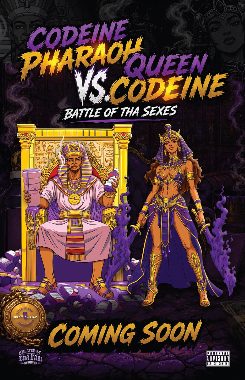 Codeine Pharaoh Vs. Queen Codeine: Battle Of Tha Sexes (Exclusive Song & Muzik Video Included)