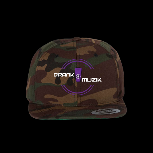 Drank Muzik Cap Green Camo